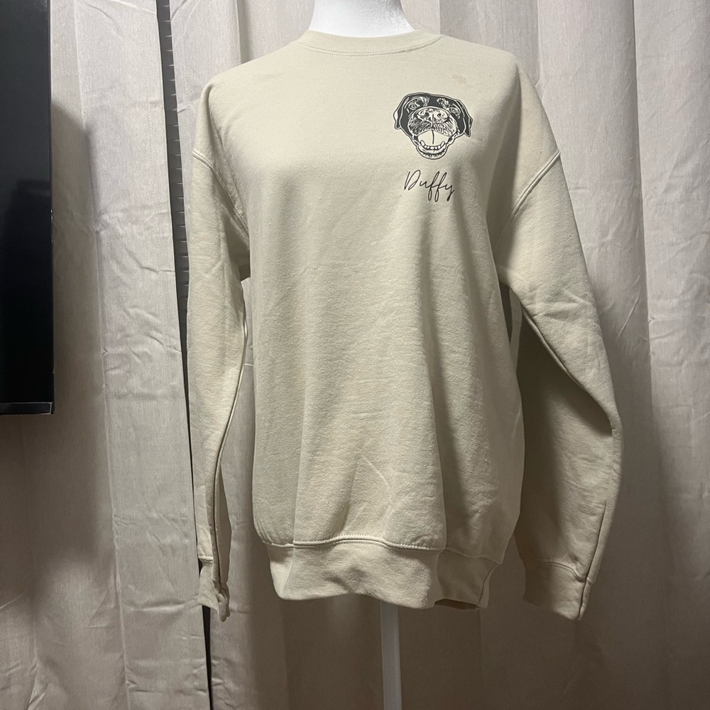 Gildan Cream Dogbana Dog Sweater